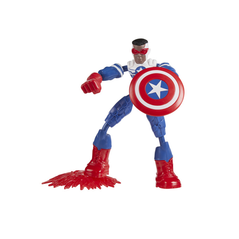 Marvel Avengers Bend and Flex figur 15 cm - Captain America Falcon