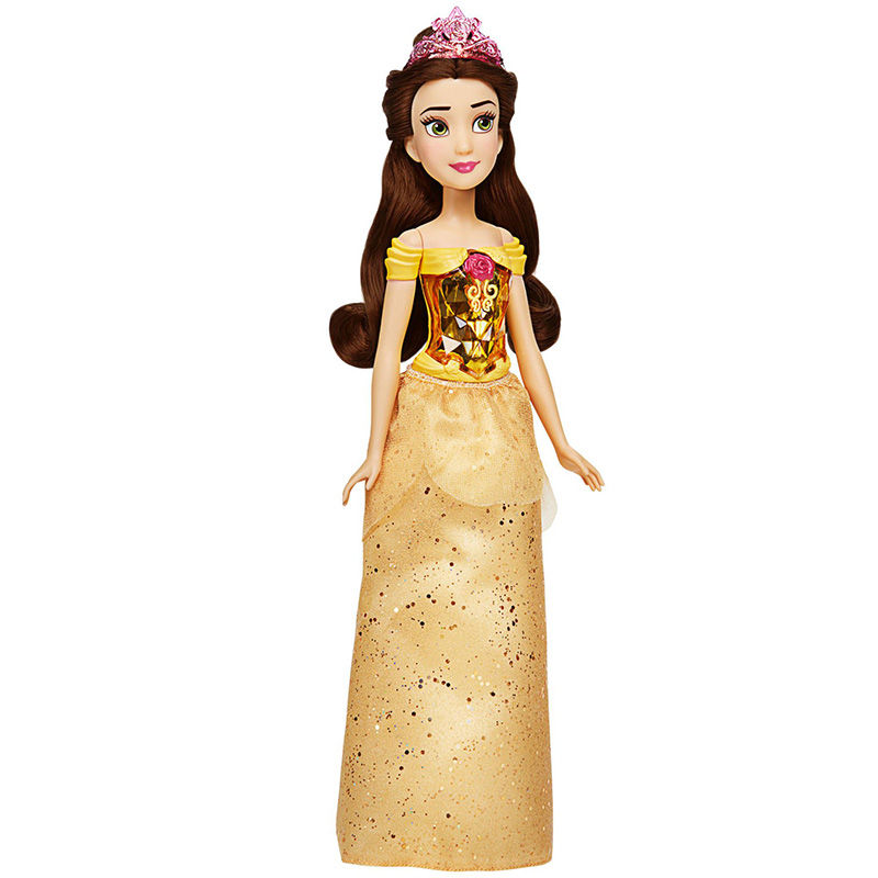 Disney Prinsesse Royal Shimmer dukke 29 cm - Belle Med Gul Kjole