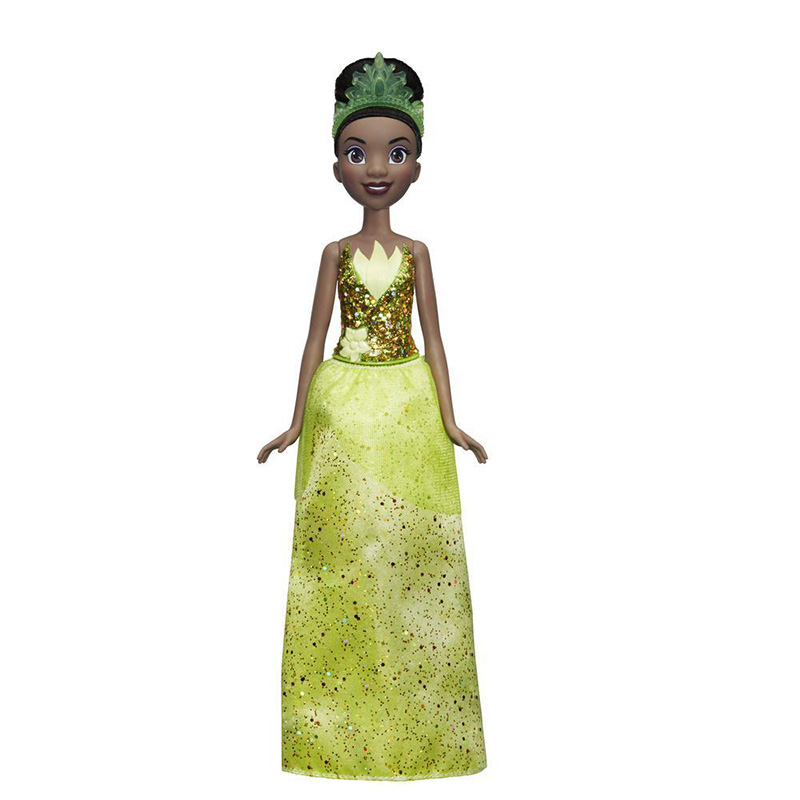 Disney Prinsesse Royal Shimmer dukke 29 cm - Tiana Med Grønn Kjole