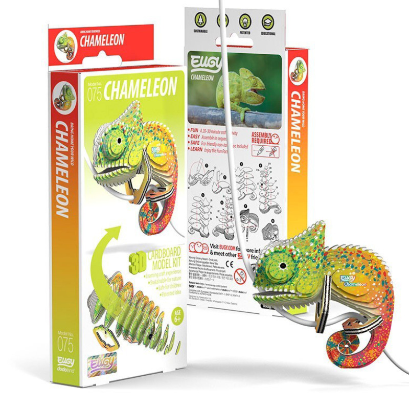 EUGY Dodoland Eco Bygg-Din-Egen 3D Modell - Kameleon