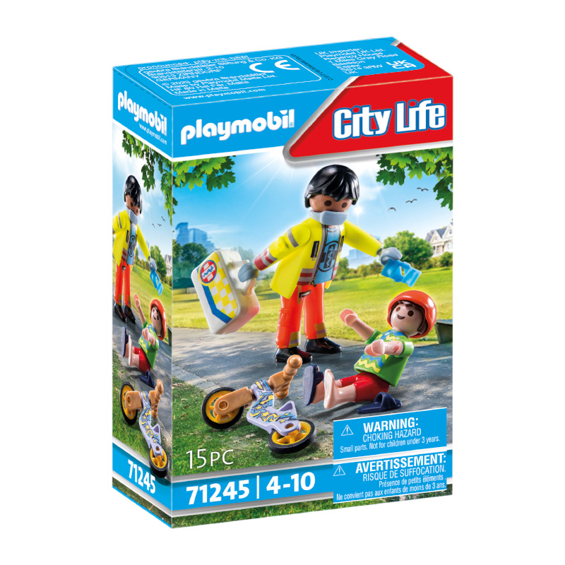 Playmobil City Life - Ambulansearbeider med pasient 71245