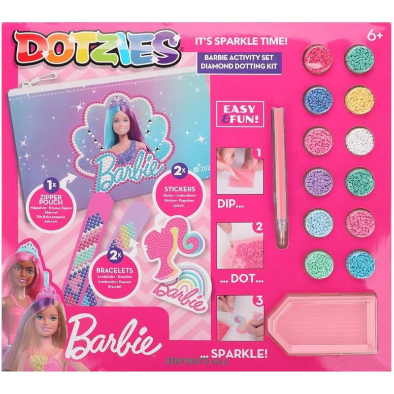 Diamond Dotzies Aktivitetssett - Barbie