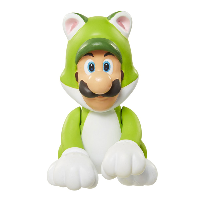 Nintendo Super Mario figur 6 cm - Cat Luigi