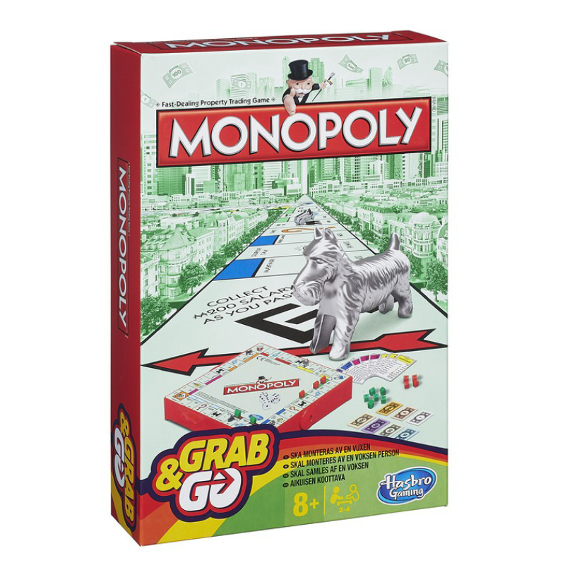 Monopoly klassisk versjon i reiseutgave