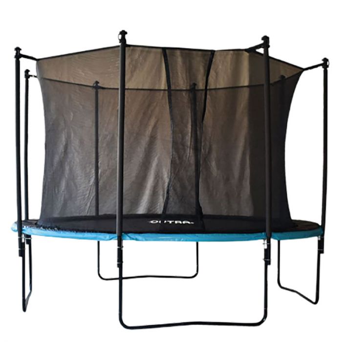 på en ferie Krydderi Ekspert Outra Pro 366 cm trampoline med sikkerhetsnett | B2B | extra-leker.no