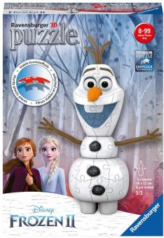 Ravensburger 3D Puslespill 54 Brikker - Disney Frost 2 Olaf