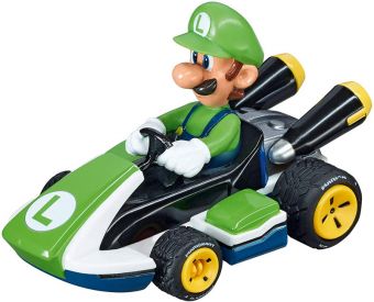 Carrera Mario Kart Pull-back Bil  1:43 - Luigi
