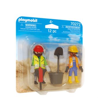 Playmobil Figurer - 2 Bygningsarbeidere 70272