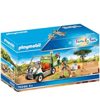 Playmobil Family Fun - Veterinær med kjøretøy 70346