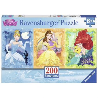 Ravensburger Puslespill 200 Brikker - Disney Prinsesser