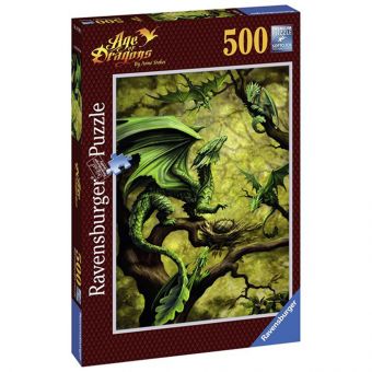 Ravensburger Puslespill 500 Brikker - Forest Dragon