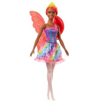 Barbie Dreamtopia - Fairy dukke med rosa hår og lilla kjole