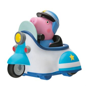 Peppa Gris Mini Buggy - Georg i politimotorsykkel