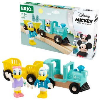 BRIO Disney Mickey and Friends - Donald og Dolly Duck med tog