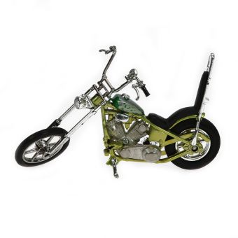 MotorMax - Grønn motorsykkel 1:18