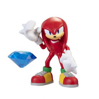 Sonic the Hedgehog figur 6 cm med tilbehør - Knuckles