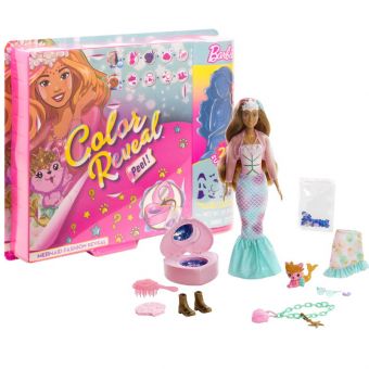 Barbie Color Reveal Mermaid Fashion lekesett - Havfrue med 25 overraskelser