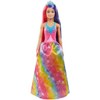 Barbie Dreamtopia Prinsesse dukke - Rosa/Blått hår