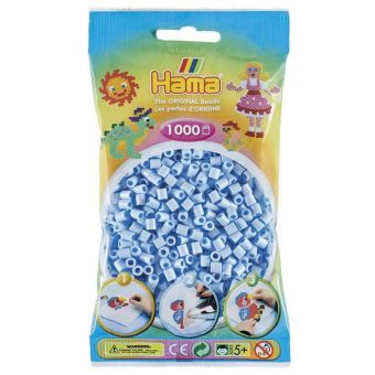 Hama Midi 1000 perler - Pastell Blå 97