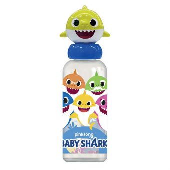 Drikkeflaske med 3D Figur - Baby Shark