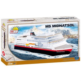 COBI Hurtigruten MS Midnatsol byggesett 505 deler
