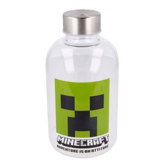 Minecraft Drikkeflaske i glass 620ml