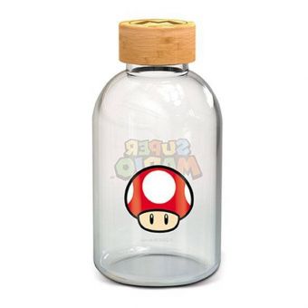 Glass Drikkeflaske 620ml - Super Mario