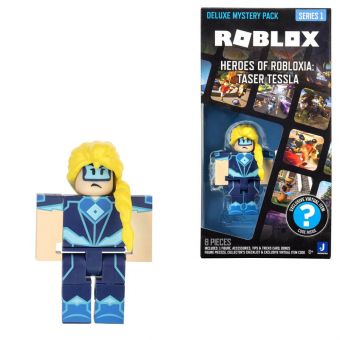 Roblox Figur Deluxe Mystery Pack Serie 1 - Heroes of Robloxia: Taser Tessla