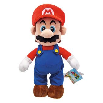 Super Mario Plysjbamse 50 cm - Mario
