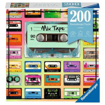 Ravensburger Puslespill 200 Brikker - Mix Tape