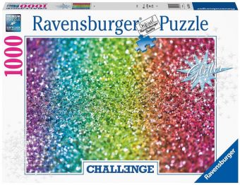 Ravensburger Puslespill 1000 Brikker - Glitter Utfordring