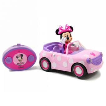 Disney Junior Mikke Radiostyrt Lekebil 18cm - Minnie Roadster