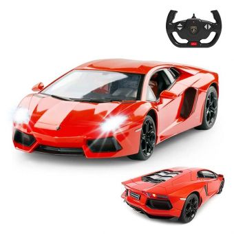 Rastar Radiostyrt Bil 1:10 - Lamborghini Aventador Coupé (Rød)