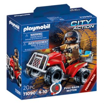 Playmobil City Action - Brannmann med ATV 71090