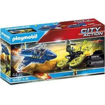 Playmobil City Action - Politi Jet med Drone 70780