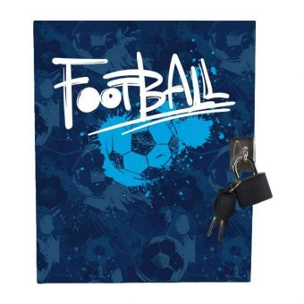 Tinka Dagbok med lås - Fotballmotiv
