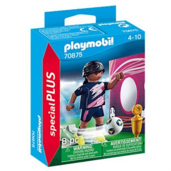 Playmobil Special Plus - Fotballspiller med målvegg 70875