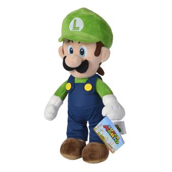 Super Mario Plysjbamse 20 cm - Luigi