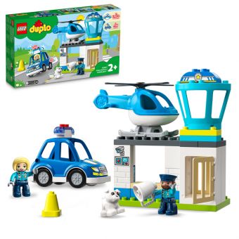 LEGO DUPLO - Politistasjon og politihelikopter 10959