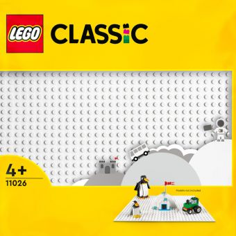 LEGO Classic - Hvit basisplate 11026