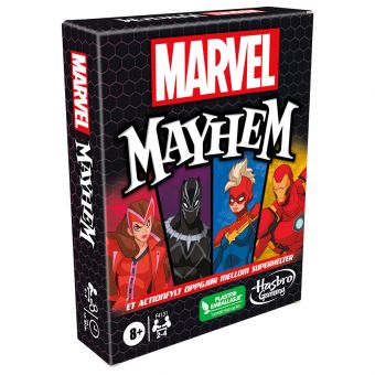 Marvel Mayhem Kortspill norsk versjon