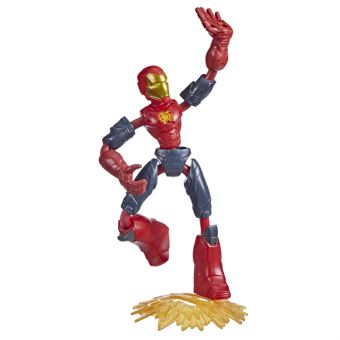 Marvel Avengers Bend and Flex Missions figur 15 cm - Iron Man Ild-Oppdrag