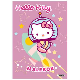 Malebok Hello Kitty med klistremerker