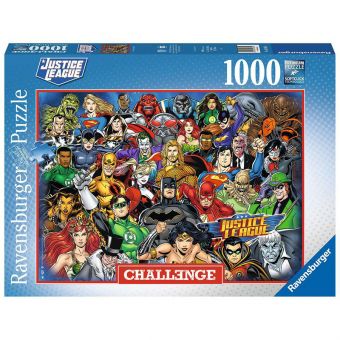 Ravensburger Challenge Puslespill 1000 Brikker - DC Comics Justice League