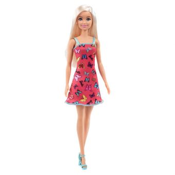 Barbie Dukke - Rosa Sommerfuglkjole