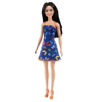 Barbie Dukke - Blå Sommerfuglkjole