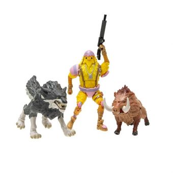 Fortnite Beast Battles Wildlife Figur 2-pakning - Cluck + Wolf & Boar