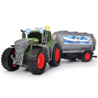 Dickie Toys Lekebil 26cm - Fendt Traktor m/ melketank