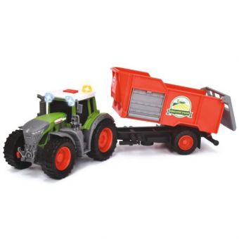 Dickie Toys Fendt Traktor med henger 26 cm