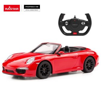 Rastar Radiostyrt Lekebil 1:12 - Porsche 911 Carrera S (rød)